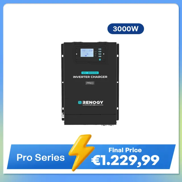 Renogy Pro 12V HF měnič s nabíječkou