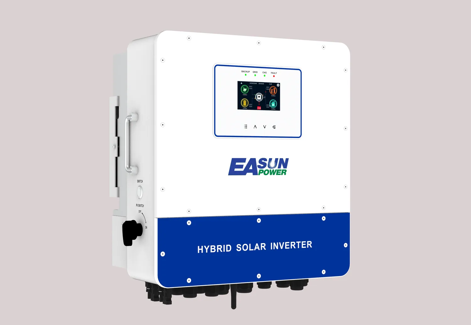 EASUN IP65 hybridní měnič 48V Dual MPPT