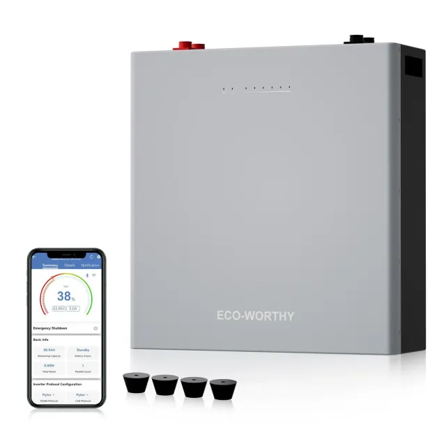 Eco-Worthy WALLBANK S100 nástěnná baterie 48V 100Ah