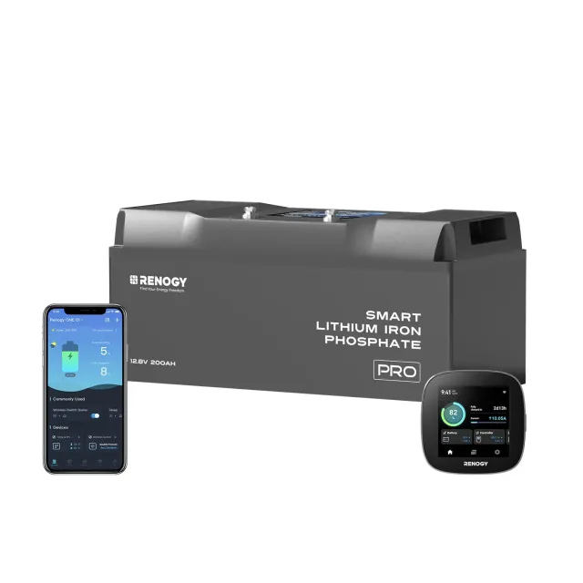 Renogy Pro Smart LiFePO4 baterie s Bluetooth a samoohřevem