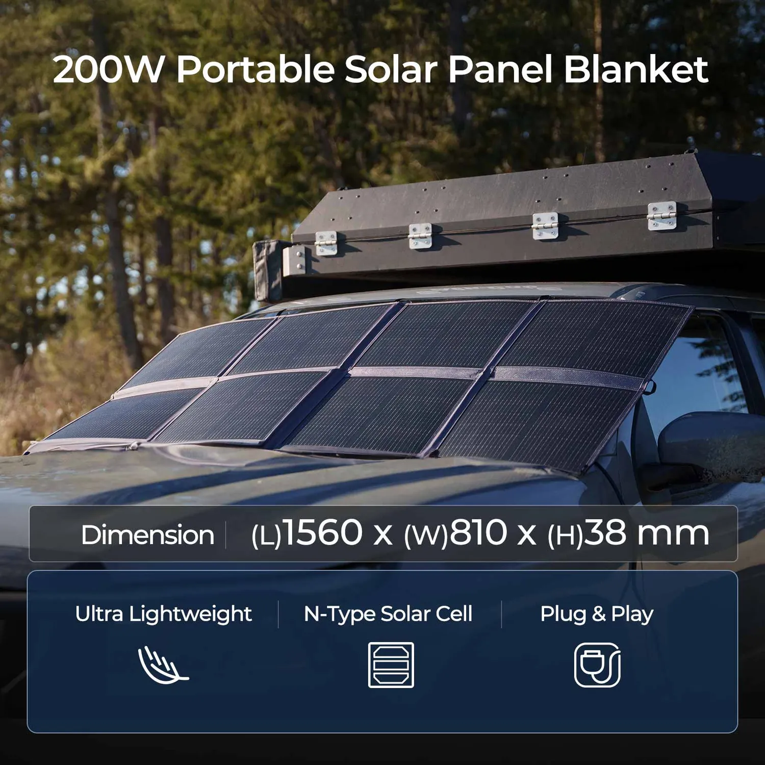 Renogy Solar Panel Blanket solární deka