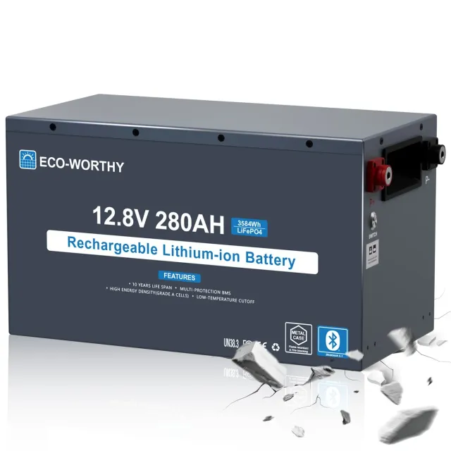 Eco-Worthy EnergyRock LiFePO4 baterie 12V