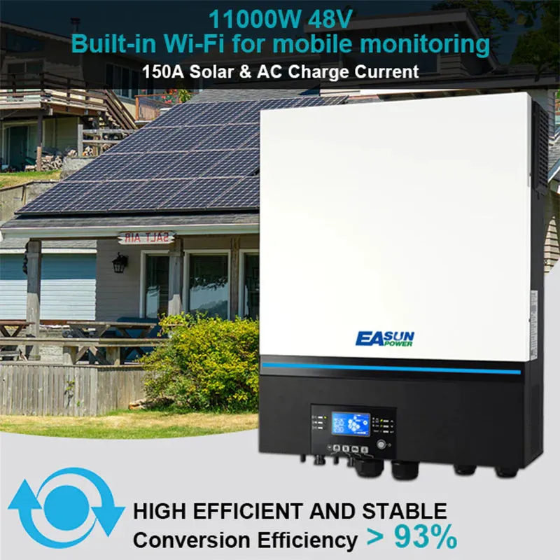 EASUN ISolar-SMW hybridní měnič 48V Dual MPPT