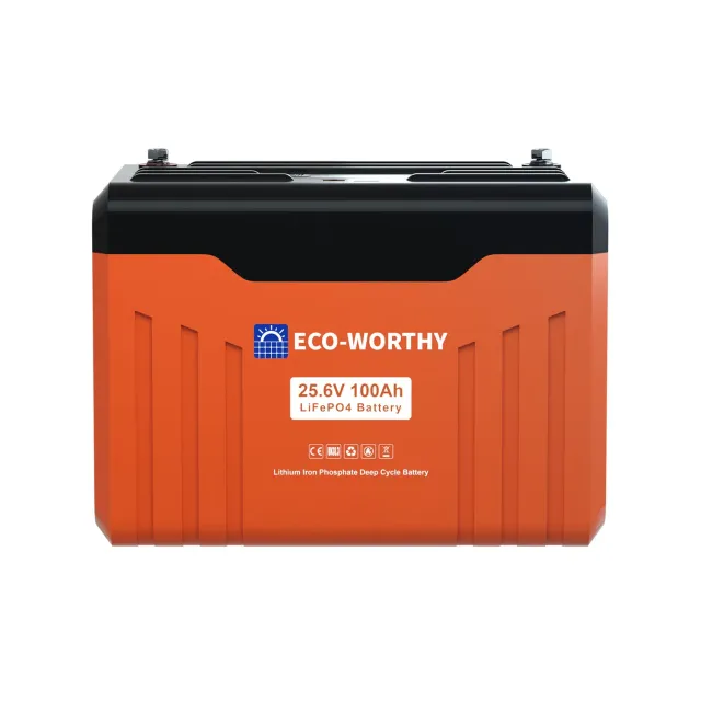 Eco-Worthy 24V 100Ah Bluetooth LiFePO4 baterie 2560Wh