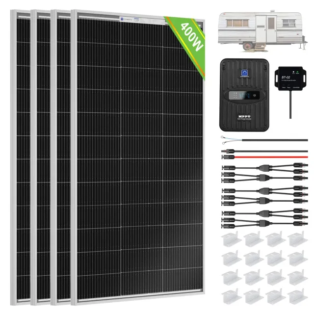 Eco-Worthy 400W solární sada 12V 4x100W MPPT
