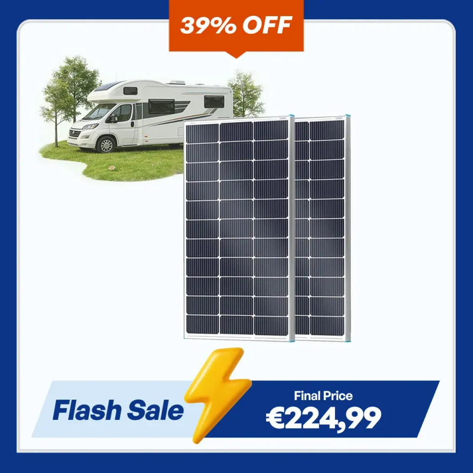 Renogy 16BB N-Type 175W solární panel 12V