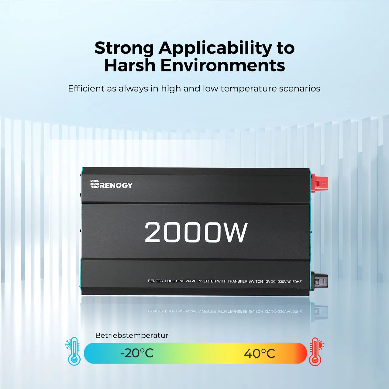 Renogy 1,28kWh karavanový systém 2000W 100Ah